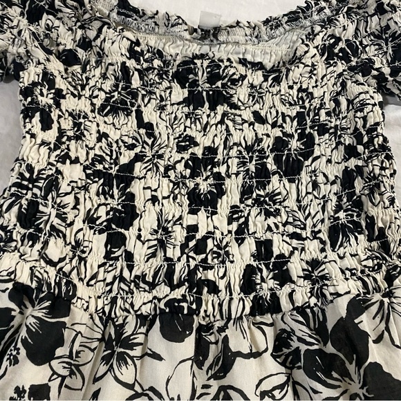 Americam Eagle off shoulder blue floral midi summer fairy dress size XXS - Picture 5 of 9